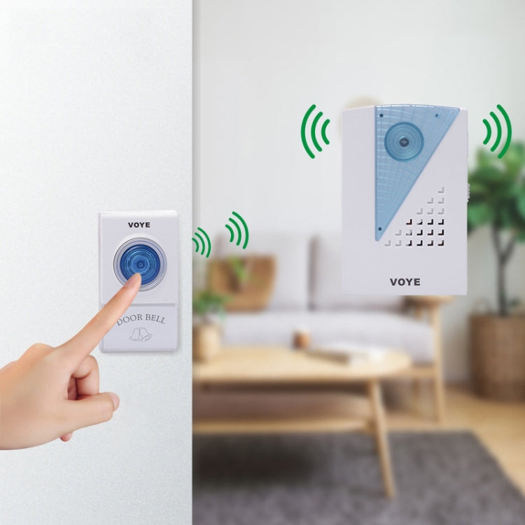 VOYE V001AB Wireless Doorbell with 2 Remote Control, V001AB VOYE V001AB Wireless Doorbell with 2 Remote Control, V001AB